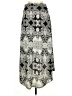 Lily Rose Paisley Gray Silver Casual Skirt Size M - photo 2