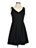 Ann Taylor LOFT Solid Black Cocktail Dress Size 0 - photo 1
