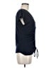 Max Studio Blue Short Sleeve Top Size M - photo 4