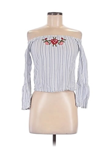 LA Hearts 3/4 Sleeve Blouse (view 1)