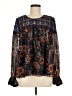 Assorted Brands 100% Polyester Blue Long Sleeve Blouse Size M - photo 1