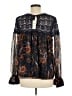 Assorted Brands 100% Polyester Blue Long Sleeve Blouse Size M - photo 2