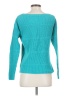 Talbots 100% Cotton Solid Teal Pullover Sweater Size XS - photo 2