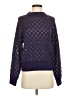 Moon River Checkered-gingham Purple Pullover Sweater Size XS - photo 1