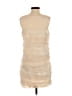 Ann Taylor LOFT 100% Polyester White Tan Cocktail Dress Size 0 - photo 2
