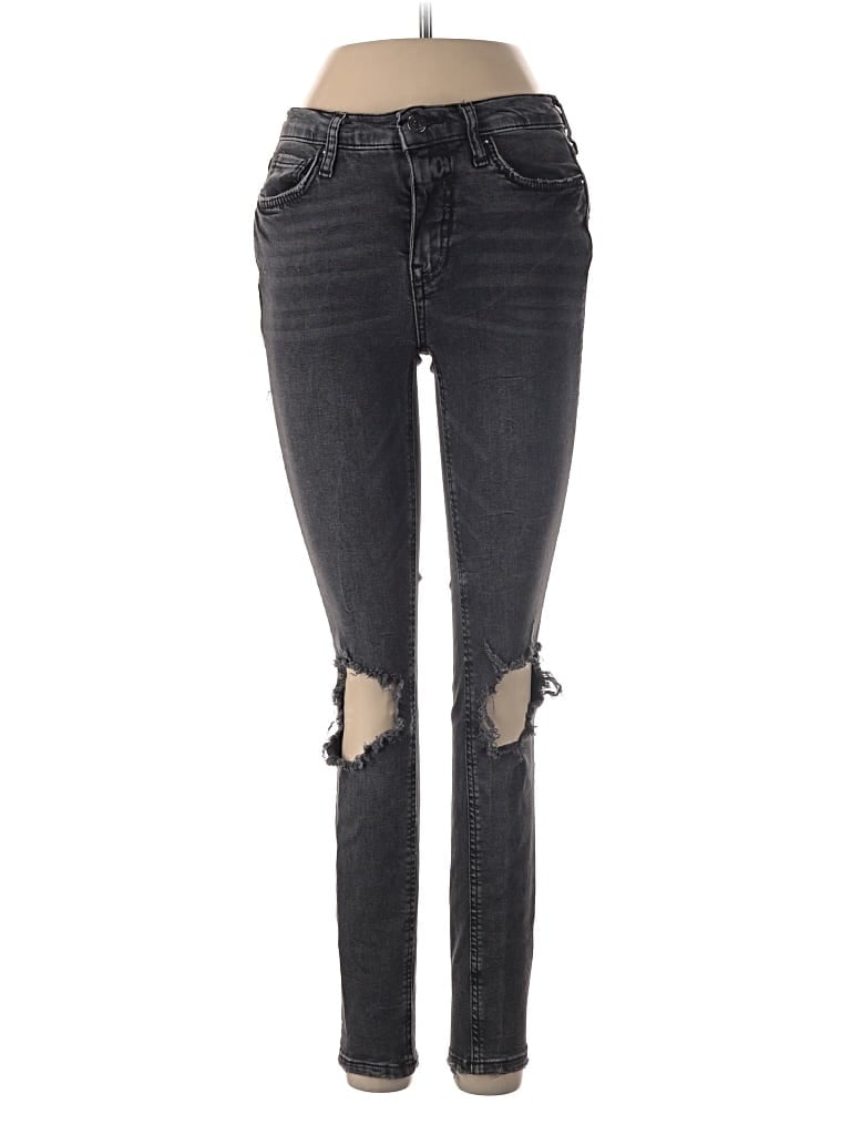 Pre-owned Free People Jeans In Black