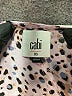 CAbi 100% Polyester Animal Print Purple Short Sleeve Blouse Size XS - photo 7