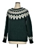 L.L.Bean 100% Wool Chevron-herringbone Green Wool Pullover Sweater Size XL - photo 1