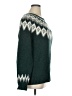 L.L.Bean 100% Wool Chevron-herringbone Green Wool Pullover Sweater Size XL - photo 4