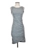 Leith Solid Gray Casual Dress Size S - photo 1