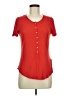Massimo Dutti Red Short Sleeve Top Size M - photo 1