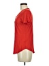 Massimo Dutti Red Short Sleeve Top Size M - photo 5
