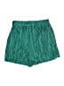 Shein Metallic Green Shorts Size 6 - photo 2