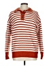 Zesica Stripes Orange Pullover Sweater Size L - photo 1