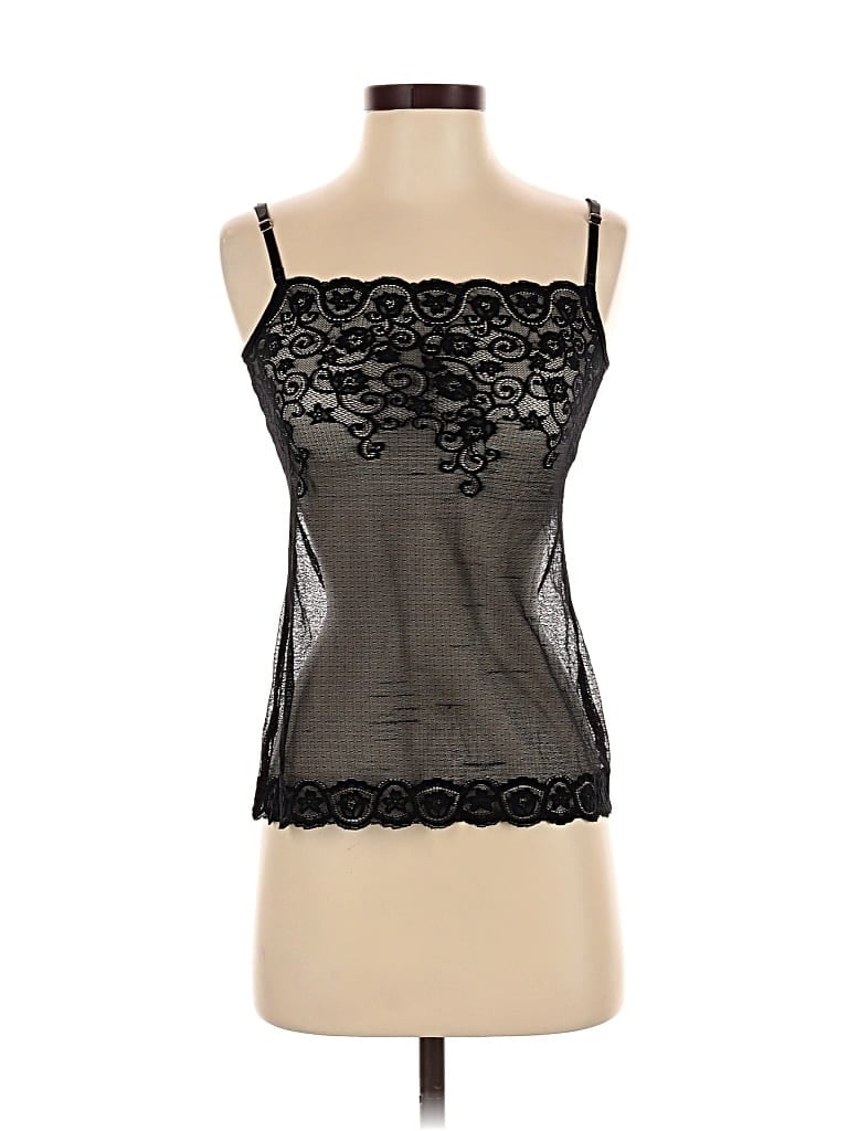 Pre-owned Commando Tank Top Black Strapless Neckline Tops