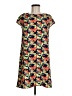 River Island 100% Polyester Print Blue Casual Dress Size 8 - photo 1
