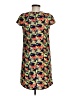 River Island 100% Polyester Print Blue Casual Dress Size 8 - photo 2