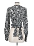 Saunders Collective Silver Long Sleeve Blouse Size 2 - photo 2