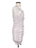 iris Metallic Silver Cocktail Dress Size S - photo 4