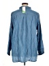 Lands' End 100% Lyocell Blue Long Sleeve Button-Down Shirt Size 1X - photo 2