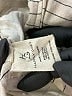 Happily Grey Stripes Ivory Casual Pants Size M - photo 5