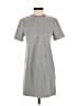 Zara Solid Gray Casual Dress Size S - photo 1