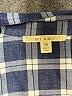 Mi ami Plaid Blue Long Sleeve Button-Down Shirt Size M - photo 7