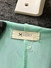 Everly 100% Polyester Chevron-herringbone Teal Blue Casual Dress Size S - photo 7