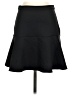 MNG Solid Black Casual Skirt Size XS - photo 1