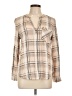 CALVIN KLEIN JEANS Tan Long Sleeve Blouse Size L - photo 1