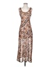 Louna Animal Print Brown Casual Dress Size XS - photo 1