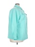 Notations 100% Polyester Solid Teal 3/4 Sleeve Blouse Size 3X - photo 4