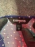 Express Outlet 100% Rayon Polka Dots Blue Casual Dress Size XS - photo 7