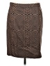 Halogen Chevron-herringbone Brown Casual Skirt Size 8 - photo 1