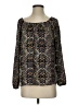 Sun & Shadow 100% Polyester Black Long Sleeve Blouse Size S - photo 1