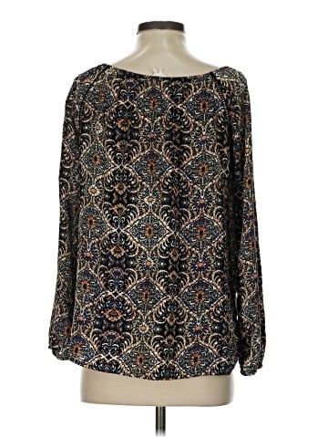 Sun & Shadow Long Sleeve Blouse (view 2)