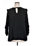 Left Coast by Dolan 100% Polyester Black 3/4 Sleeve Blouse Size XL - photo 1