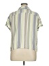 Ambrielle Stripes Green Short Sleeve Blouse Size XL - photo 2
