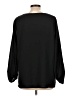 QEARAL 100% Polyester Black Long Sleeve Blouse Size L - photo 2