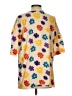 Shein Floral Gold Short Sleeve Turtleneck Size 4 - photo 2