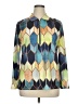 Unbranded Argyle Blue Green Long Sleeve Blouse Size XL - photo 1