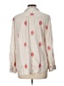 Chico's 100% Rayon Hearts Ivory 3/4 Sleeve Button-Down Shirt Size Lg (2) - photo 2