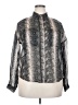 Mother Animal Print Silver Long Sleeve Blouse Size XXL (estimated) - photo 1
