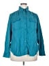 Lane Bryant 100% Lyocell Teal Long Sleeve Button-Down Shirt Size 18 (estimated) - photo 1