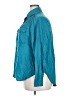 Lane Bryant 100% Lyocell Teal Long Sleeve Button-Down Shirt Size 18 (estimated) - photo 5