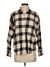 Levi's Plaid Tan Long Sleeve Button-Down Shirt Size S - photo 1