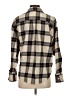 Levi's Plaid Tan Long Sleeve Button-Down Shirt Size S - photo 2