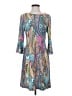 Tommy Hilfiger Paisley Teal Casual Dress Size 4 - photo 1