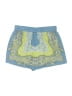 BCBGMAXAZRIA 100% Polyester Paisley Blue Shorts Size XS - photo 2