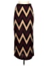 Assorted Brands Chevron-herringbone Burgundy Casual Skirt Size M - photo 1
